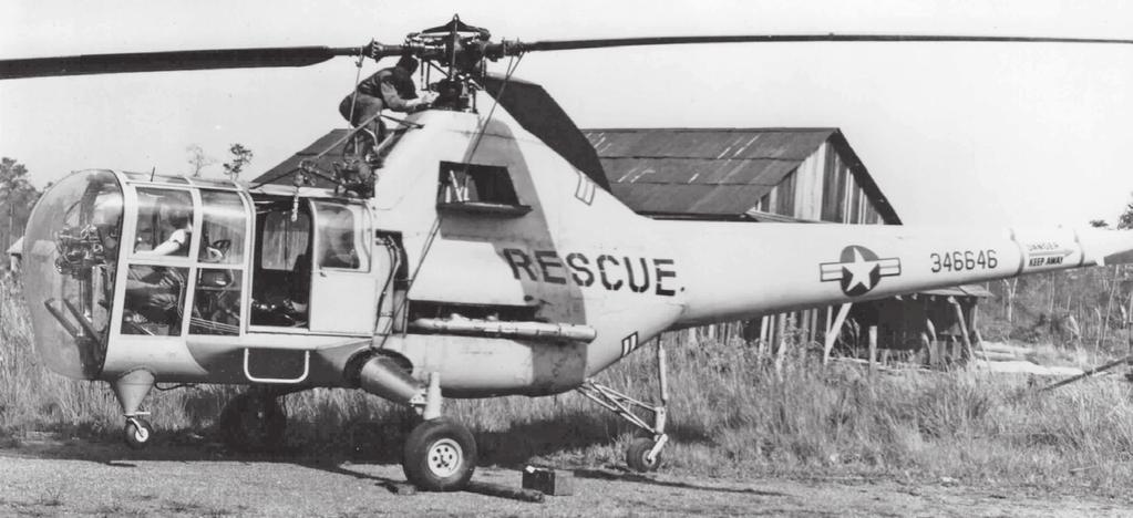 It was designed and built by Sikorsky Aircraft especially for use in rescue work. The U.S. Air Force became an independent Service in 1947 with Sikorsky S-48 (H-5D) helicopters from the Army Air Forces.