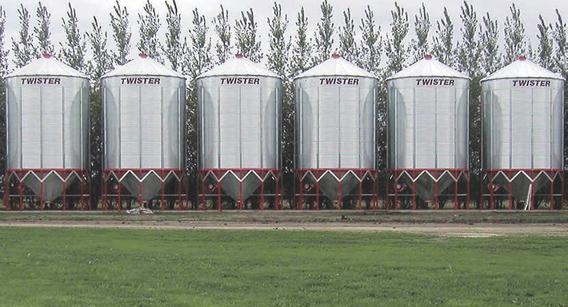 TWISTER BINS FOR FLEXIBLE AND RELIABLE GRAIN STORAGE The Mepu Twister bins have been designed to meet the requirements of modern grain storage down to the smallest details.