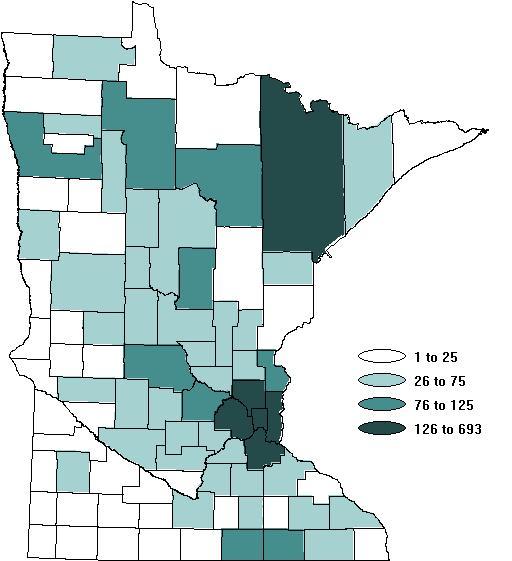 Minnesota Alternative Care Clients by County FY2009