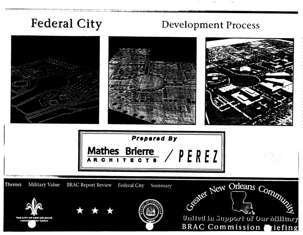 Federal City Development Process l I Prepared
