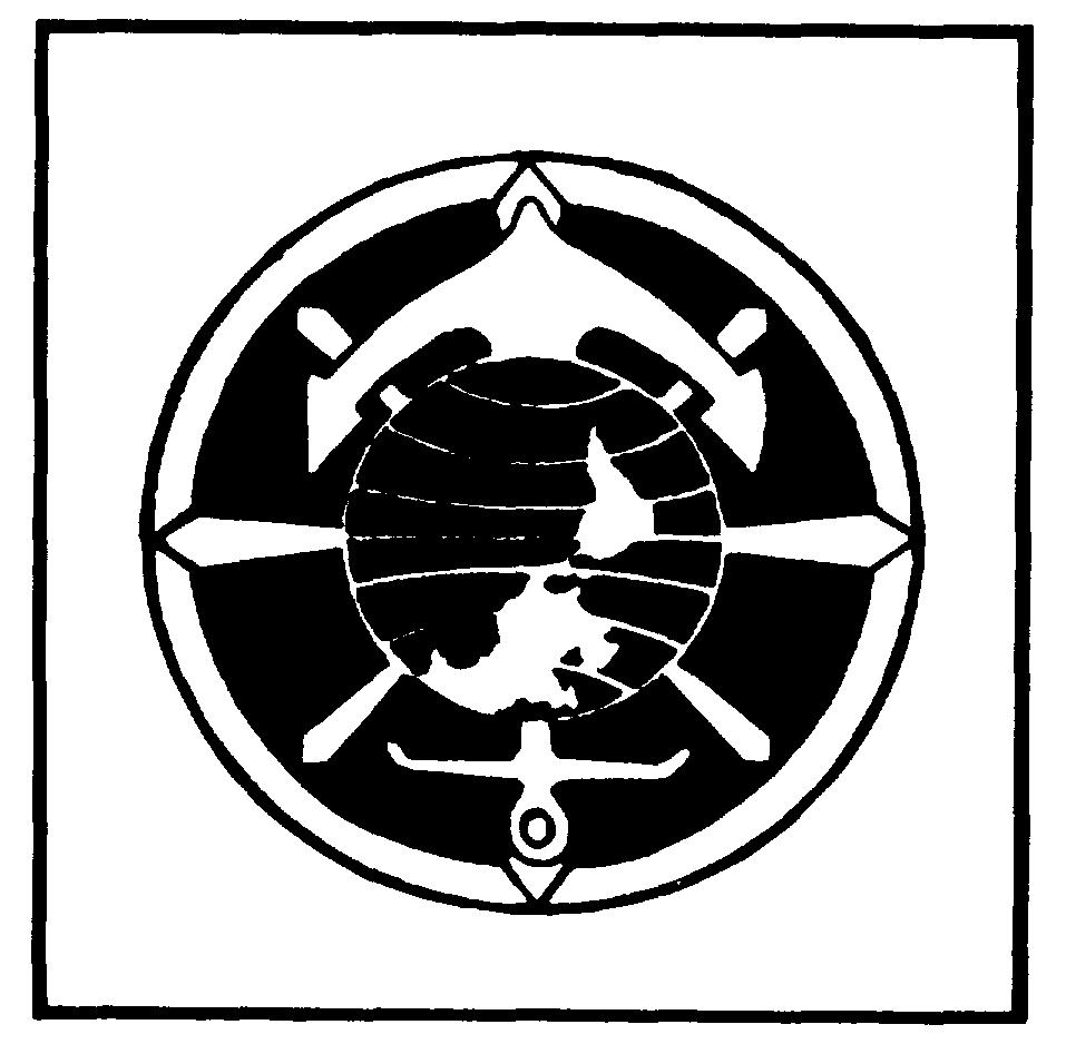 shown in figure 1-5. It consists of a compass, a globe, and an anchor.