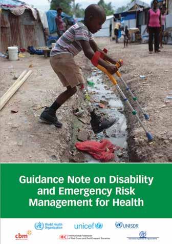 Technical guidance for health interventions in emergencies WHO provides technical guidance on health interventions in emergency contexts, to ensure the quality and coverage of health services in