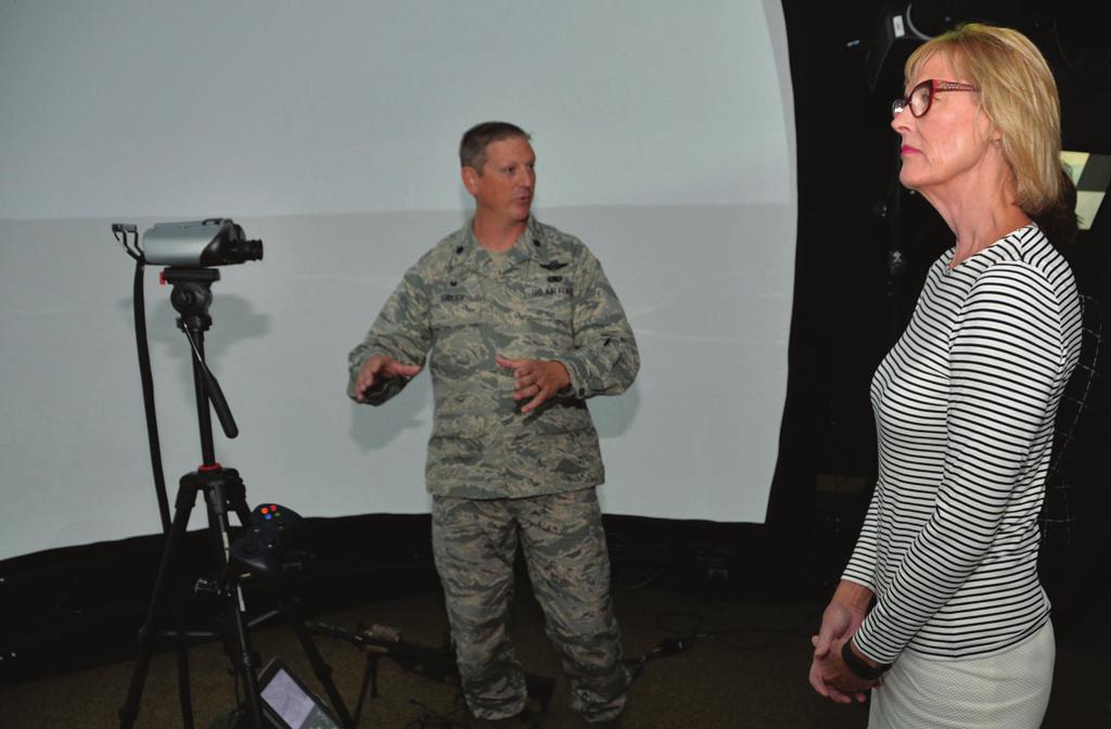 Field Air National Guard Base, Terre Haute, Indiana, Sept.  Governor Visits 181st Intelligence Wing By Capt. Brandy L.