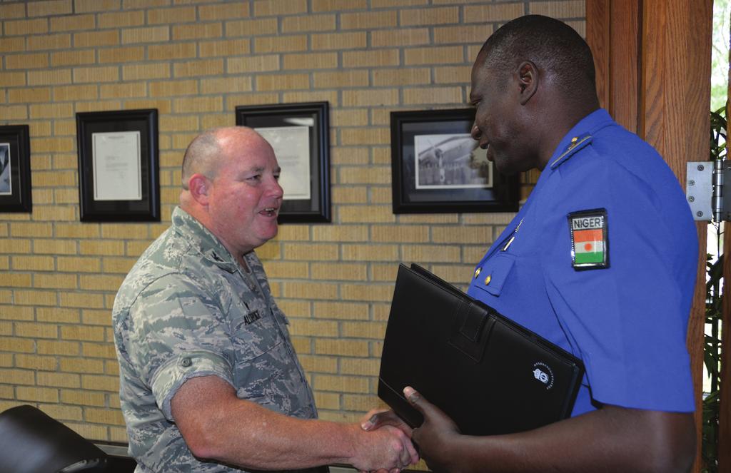 Nigerien Armed Forces visits 181st Intelligence Wing U.S.