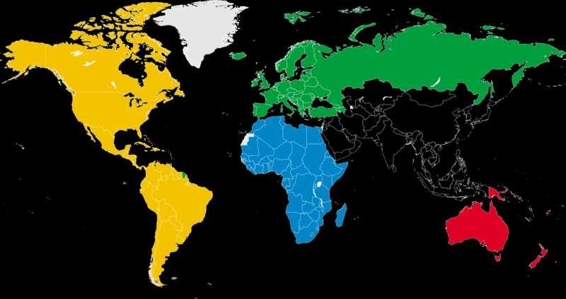 7 countries 5 sites per country Minimum