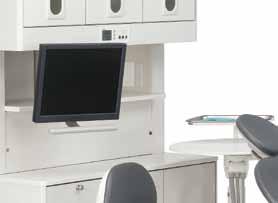 58 Accessory Console Configuration Benefits Increase productivity when you combine the A-dec 334 traditional delivery system with the treatment console The versatile motion of the A-dec 545