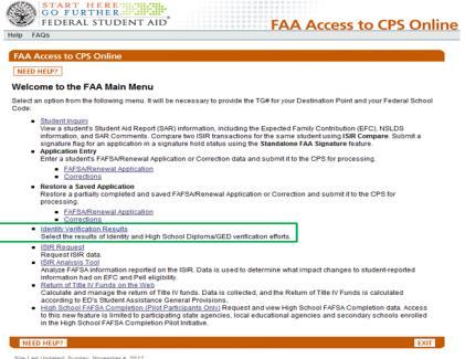 V4/V5 Tracking Results 2016-2017 The V4 and V5 tracking process in FAA Access that began in the 2014-15 processing year WILL CONTINUE for 2016-17 Schools need to select the proper award year for