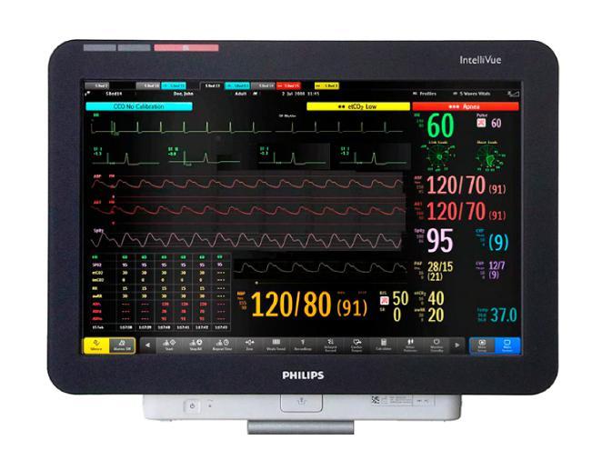 Lightweight and compact, Stores up to 8 hours of data, For patient transport and transfer, the Multi-Measurement Server detaches and inserts into any other Philips IntelliVue monitor or Philips M3