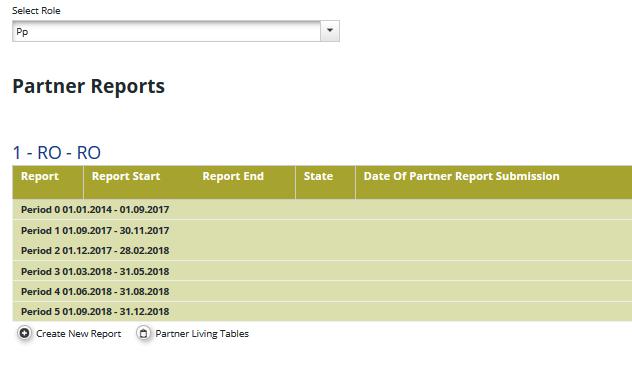 Please note that it is possible to also allocate users to the Lead Partner and they will have access to the Lead Partner report.