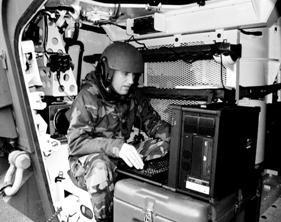 The instructor station provides an objective, numeric scoring of various aspects of gunner performance, such as consistency and accuracy of tracking, sizing of track grates, and engagement timeline.