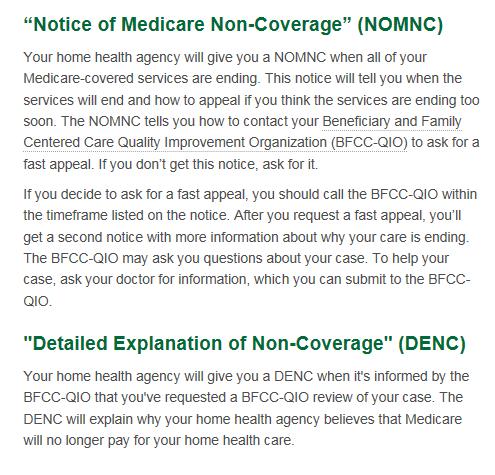 Notice of Medicare