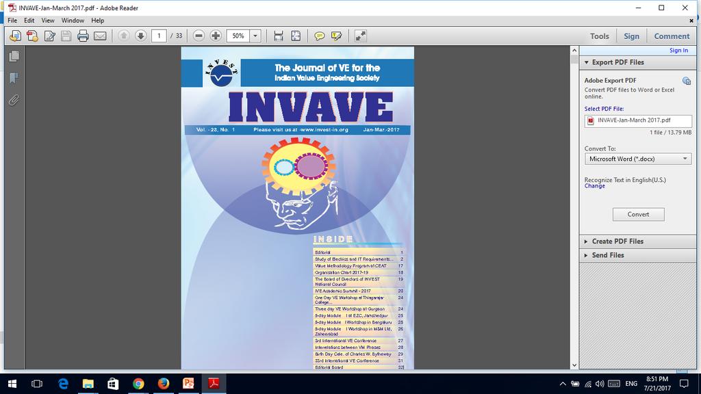 INVAVE Quarterly e-magazine Educate