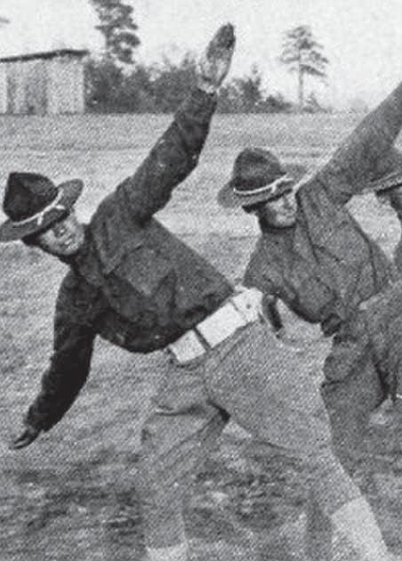 New York State Military Museum New York National Guard Soldiers of the 27th Division conduct grenade throwing practice while training at Camp Wadsworth, South Carolina in 1917.