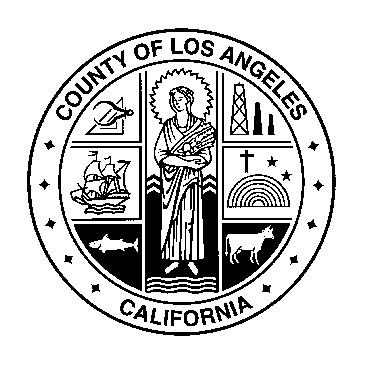 COUNTY OF LOS ANGELES DEPARTMENT OF PUBLIC WORKS JAMES A. NOYES, Director 900 SOUTH FREMONT AVENUE ALHAMBRA, CALIFORNIA 91803-1331 Telephone: (626) 458-5100 ADDRESS ALL CORRESPONDENCE TO: P.O. BOX