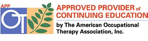 ACCREDITATION Occupational Therapy Children s Hospital of Philadelphia is an approved provider of continuing education by the American Occupational Therapy Association Inc. 8 CEU hours or.