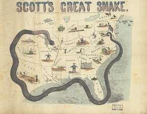 Northern Strategy Anaconda Plan Cut the south off from all supplies How?