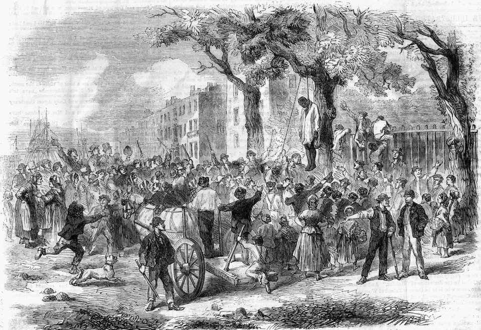 The lynching of a black New Yorker