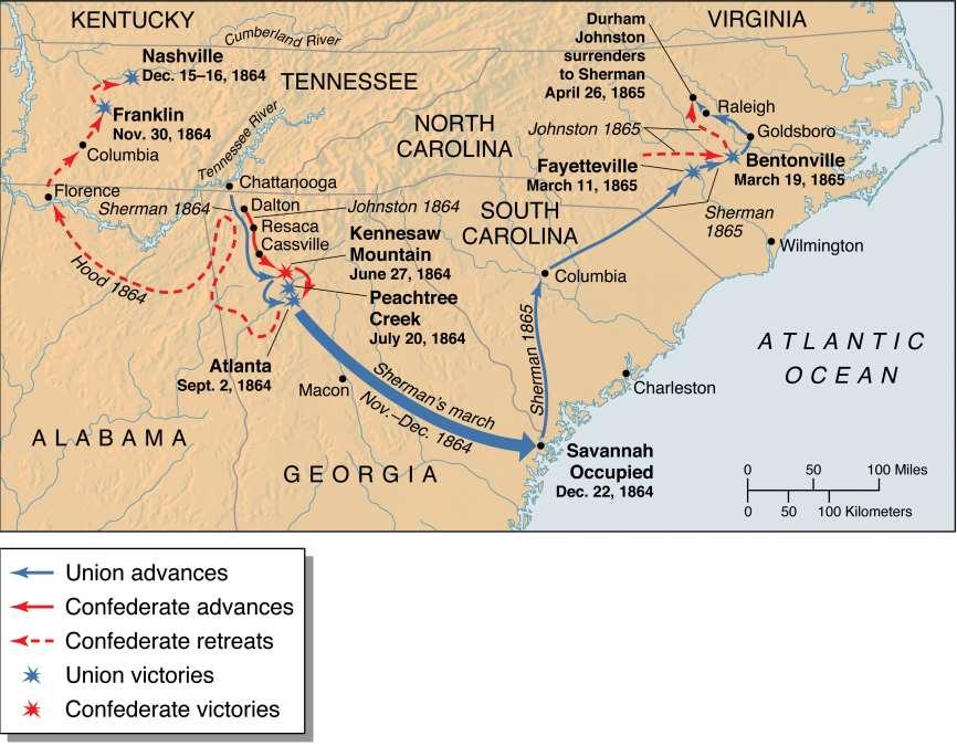 MAP 15 7 The Atlanta Campaign