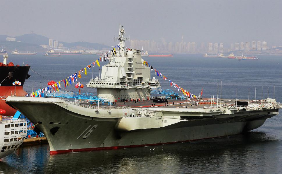 Figure 5. Aircraft Carrier Liaoning (ex-varyag) Pictured at time of commissioning Source: Picture posted at Foreign Policy.com, September 26, 2012.