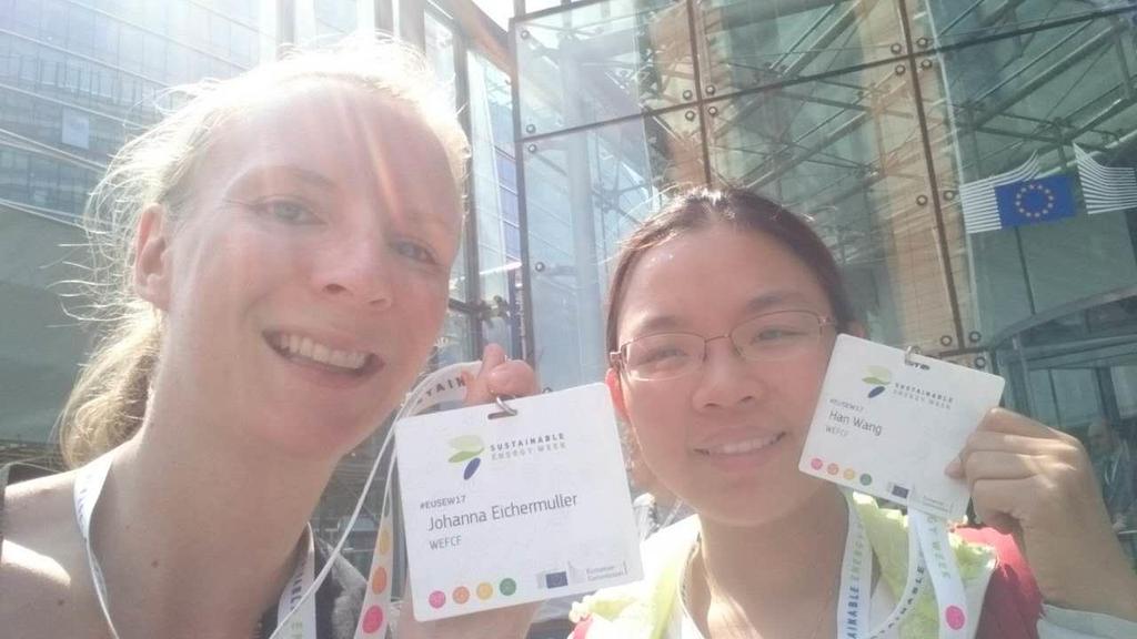 EU China Twinning Program 2017 A Twinning Diary Of Wang Han (Green Women, Shanghai) and Johanna Eichermüller (WECF, Munich) This Twinning Diary is compiled by Han and Johanna.