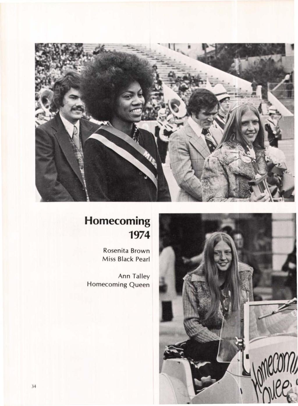 Homecoming 1974 Rosenita Brown Miss