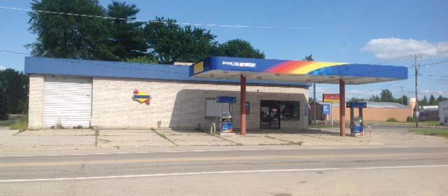 NON-OPERATING GAS STATION FOR SALE 208 N. PINE ST McBAIN, MI 49657 $85,000 Former gas station in McBain with 3,045 SF building on 0.45 acres zoned C-2 Commercial allowing for multiple commerical uses.