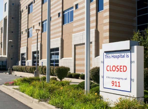 Hospital in Oneida, TN closed July 1 Had closed in 2013 before purchase by Pioneer Health Services Filed for bankruptcy in April No emergency care