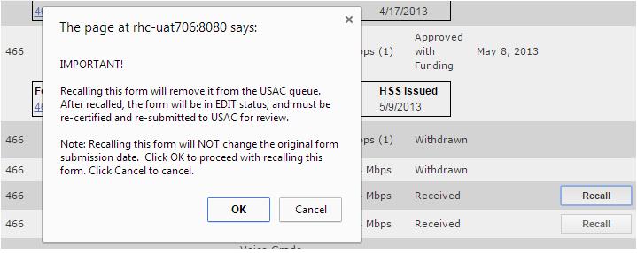 My Portal Updates Pop-up text added to FCC Form 466 recall button Applicants can now recall the FCC Form 466 and make changes using a recall button on the My Forms page.