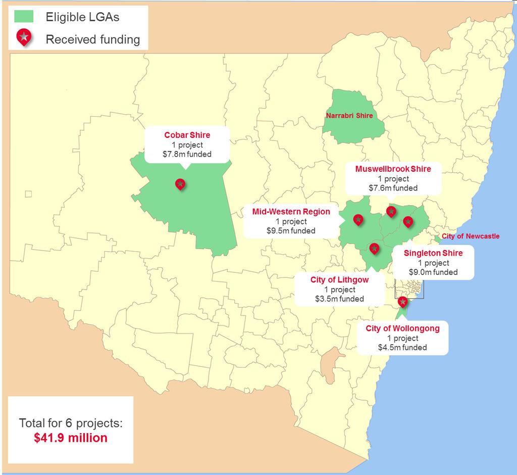 Appendix two Maps of funded projects Resources for regions round 1 (2013 14) 26 NSW