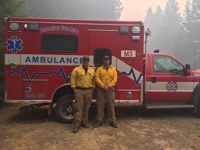 Pendleton played a role in numerous wildland complexes by sending ambulances with Paramedics for ambulance deployments, members to work with and as part of the Incident Management