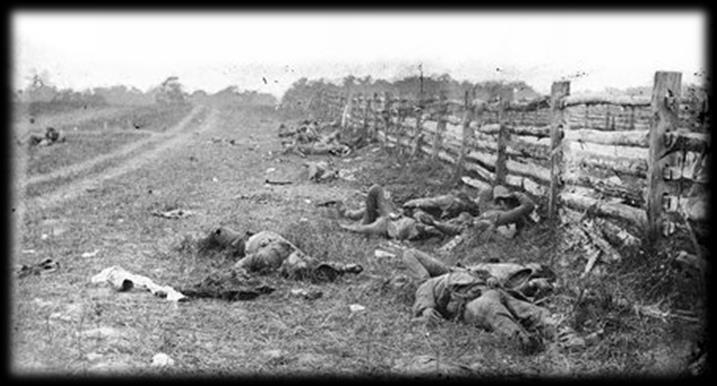 THE COURSE OF THE BATTLE: o The Civil War was the bloodiest war in American history where more than 618,000 Americans died.