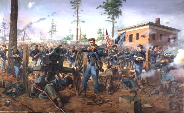 The Last Stage: 1864-1865: o In Georgia, Sherman with 90,000 men faced less opposition as Confederate forces sought to avoid a direct engagement.
