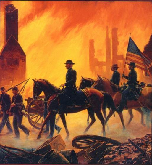 The Last Stage: 1864-1865: o Early in 1865, having left Savannah, Sherman continued his destructive