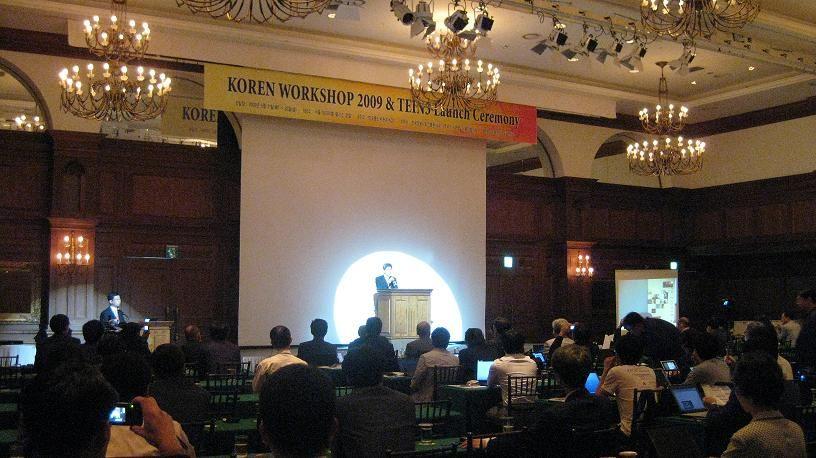 < 2009 KOREN Workshop Opening Ceremony > < 2009 KOREN Workshop KOREN/JGN2+ Joint Session via Remote > Working