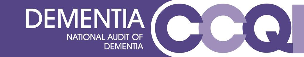 National Audit of Dementia Royal College of Psychiatrists 21