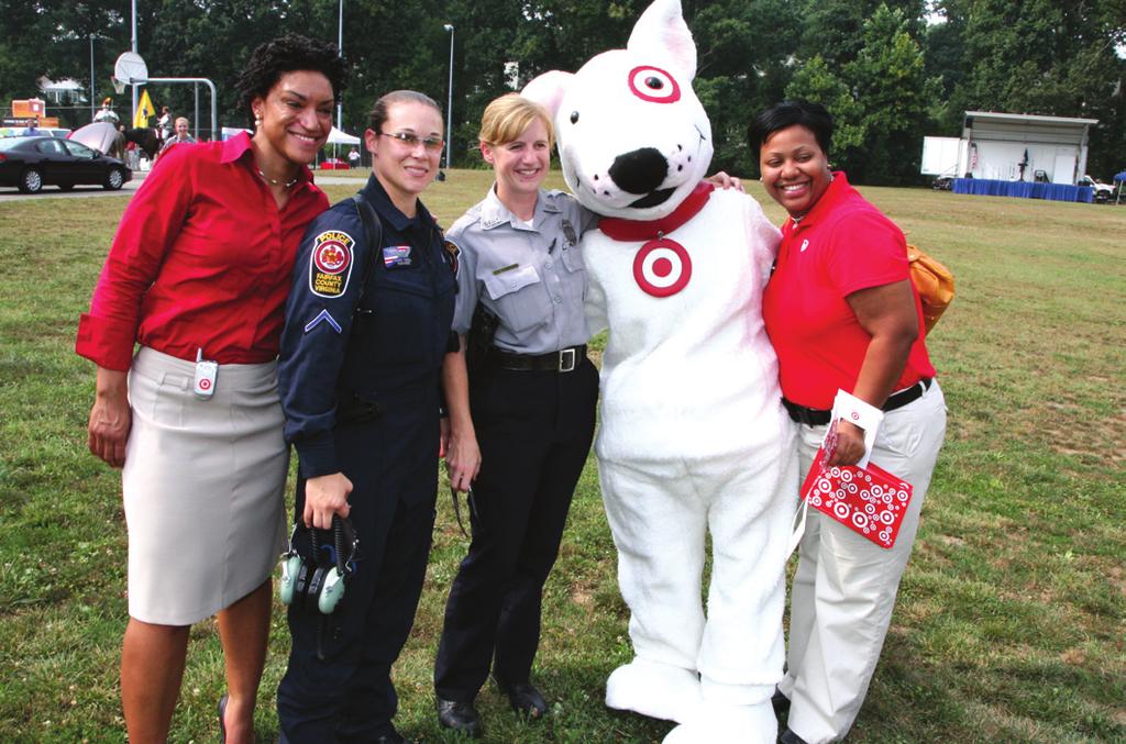 NATIONAL NIGHT OUT Target is proud to partner with the National Association of Town Watch as the exclusive national sponsor of National Night Out (NNO).