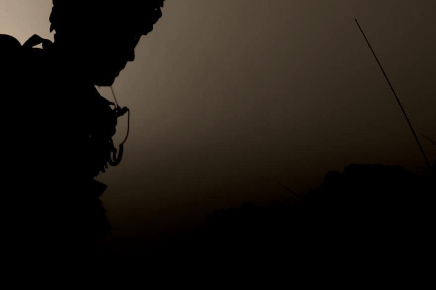 U.S. Army 1LT Kyle Harnitchek, assigned to Bravo Company, 1st Battalion, 327th Infantry Regiment, 101 Airborne Division, climb up to objective point Cobra during operation Shaheen XIII, near Bati