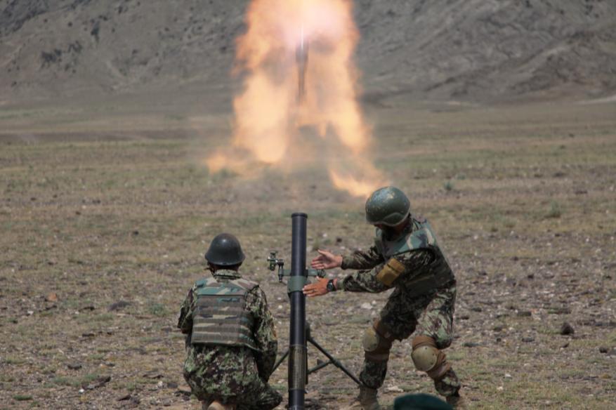 Afghan National Army soldiers with 2nd Khandak, 1st Brigade, 203rd Corps, conducted a proficiency live fire exercise in Khowst province, Afghanistan, June 29, 2013.