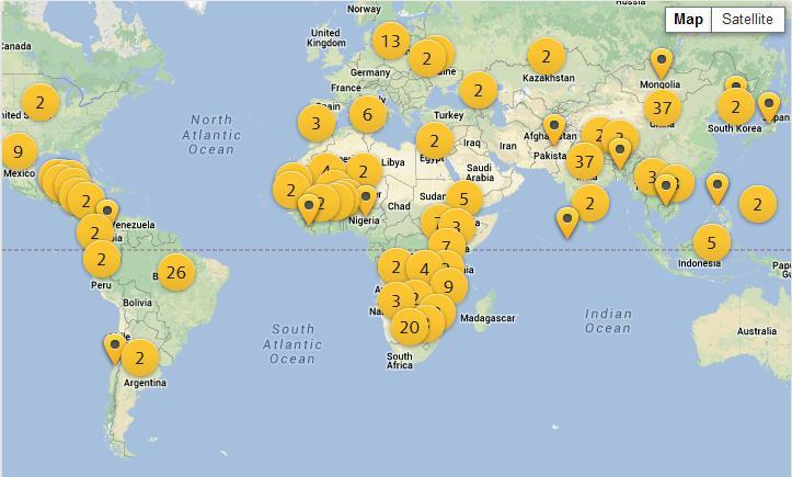 REEEP has funded 185 projects in 58 countries 18.