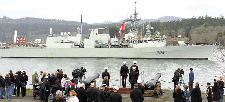The men and women of HMCS Vancouver have brought great credit to Canada and to the Canadian Forces.