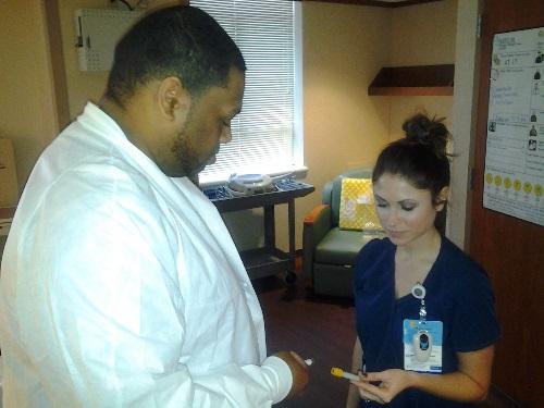 Model 1 Phlebotomy-Assisted Nurse Collects RN and