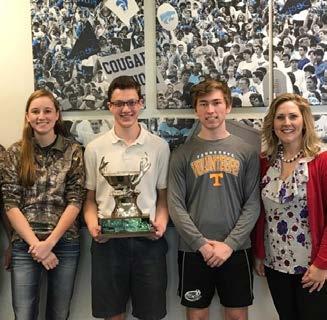 Centennial High School, 2016 Regional Silver Bowl Champions for Region 2 point system Hunger Challenge clubs earn points through fundraising, volunteerism, and deer donations.