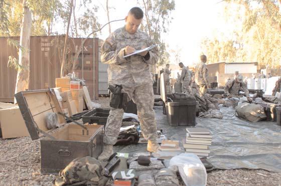 Edgar, 7th Mobile Public Affairs Detachment CAMP VICTORY, Iraq - Before you pack up to head home, give your belongings a thorough once over or you and your unit may spend even longer in Iraq,