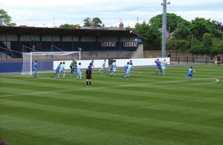 Case Study 2 Montrose Looking for evidence of longer-term success, Montrose FC in Scotland completed the installation of a 3G facility in 2007/8, which was complemented by a sustained programme of