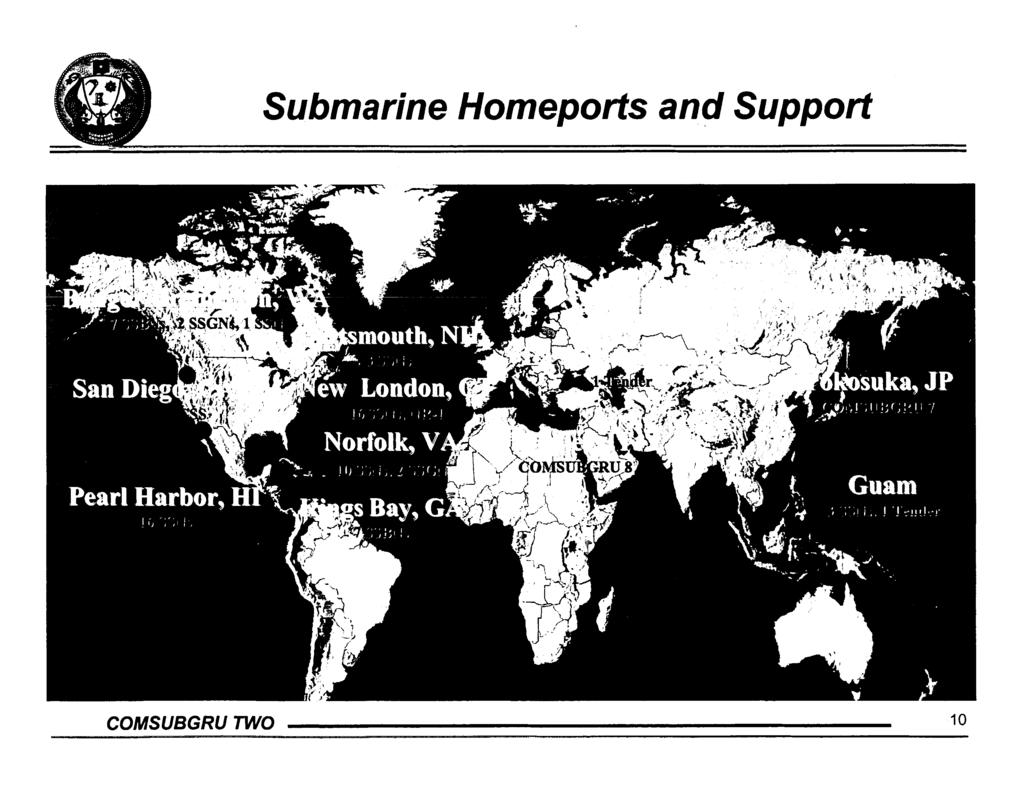 Submarine Homeports and
