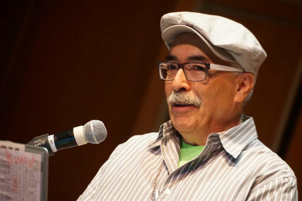 Juan Felipe Herrera, Poet Laureate of the United States. Panel: Multiulturalism What Does It Really Mean? Moderator, Dr.