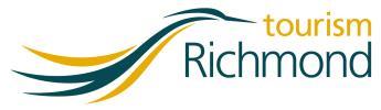 Tourism Richmond will supply you will an evaluation form to complete. Copies of supporting documents, invoices, proof of payment etc. must be provided with the evaluation form to verify expenses.