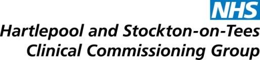 NHS Hartlepool and Stocktonon-Tees Clinical Commissioning Group Business Continuity Plan Ratified Status Issued Approved by Approved Governance and Risk Committee Consultation Governance and Risk