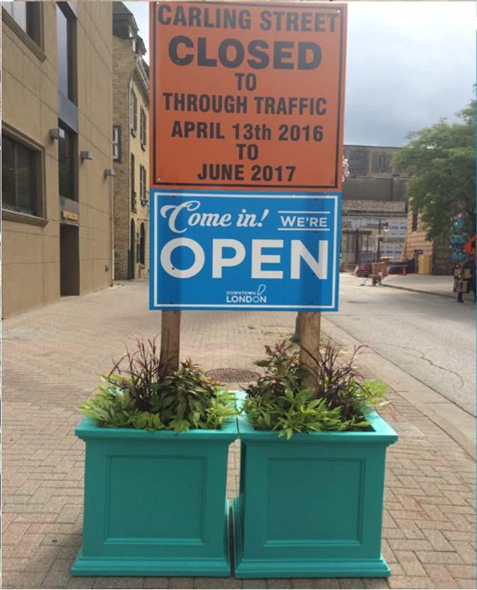 open businesses Beautify area Planted