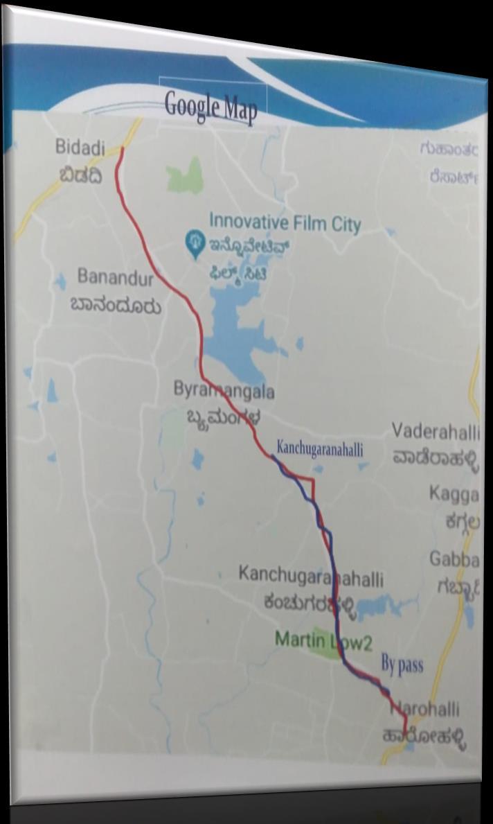 GOVERNMENT CONNECT Project activity: Road widening from 2 to 4- lane from Kenchaganahalli to till Harohalli By pass road by PWD Dept. Kanakapura and Length of the Road would be the 4.